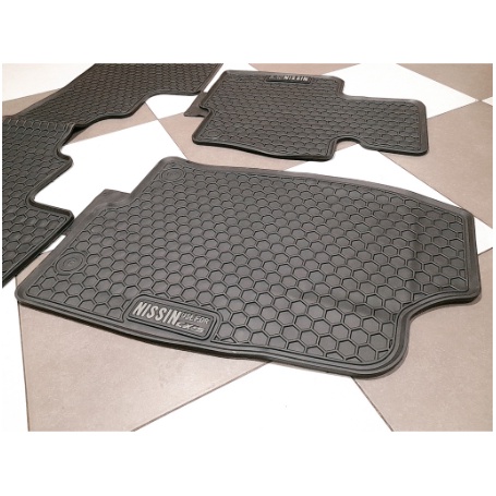 Thảm Sàn, Thảm Lót Sàn Cao Su Đúc Nissin Vân Tổ Ong Chuẩn Form Xe Mazda Cx5