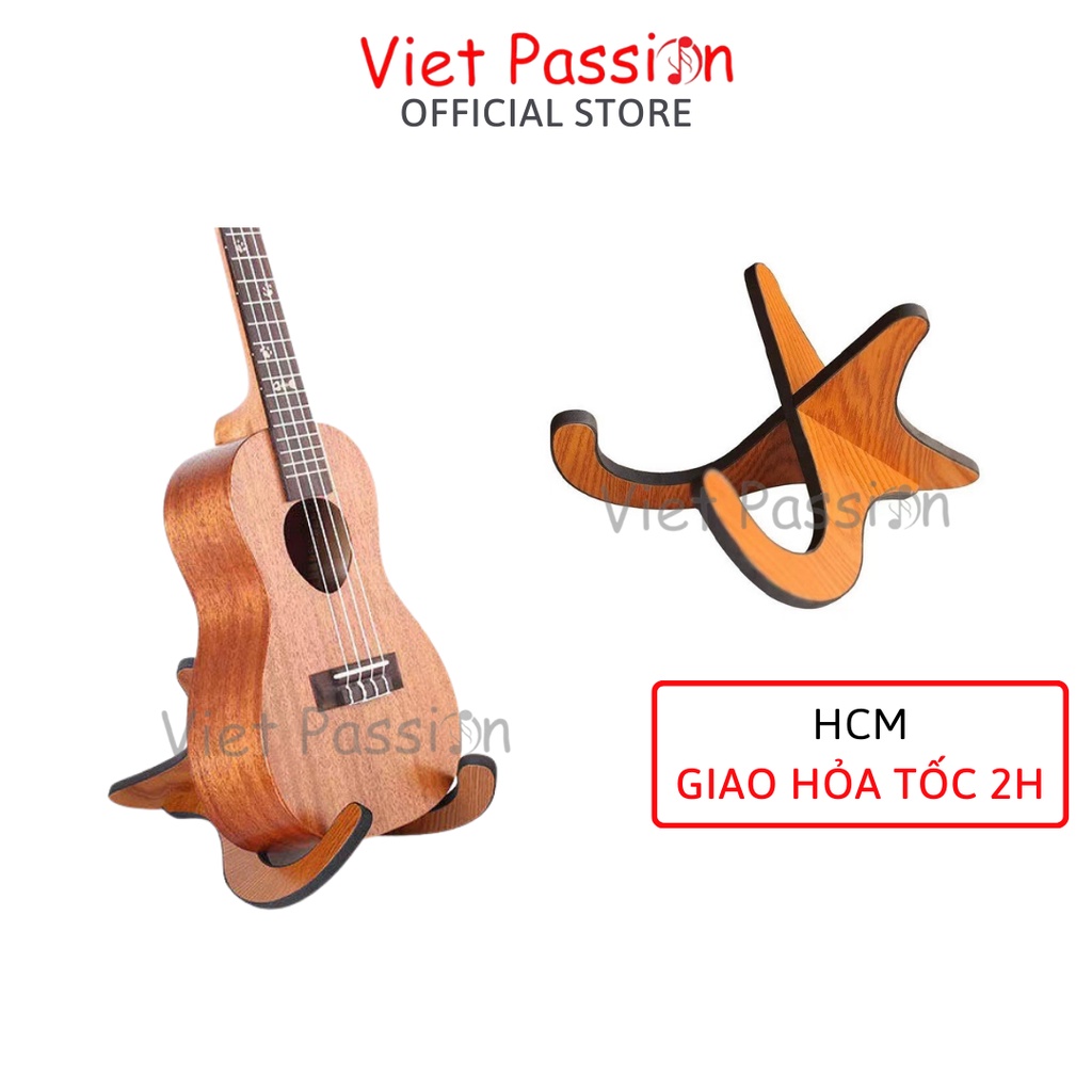 Giá để đàn Ukulele giá đỡ đàn ukulele chắc chắn nhỏ gọn giúp nâng đỡ cây đàn chất lượng Viet Passion HCM