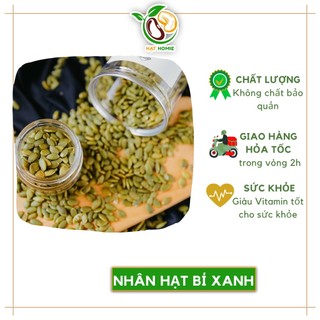 Nhân hạt bí xanh sấy chín nguyên vị nhập khẩu ấn độ 500g