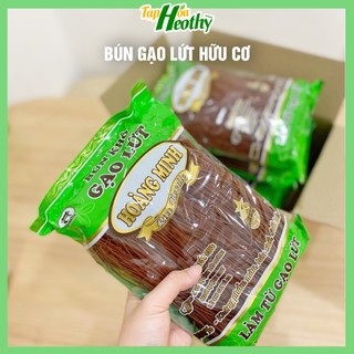 Bún gạo lứt đỏ Hoàng Minh 250g, bún gạo lức ăn kiêng, ăn eatclean giảm cân
