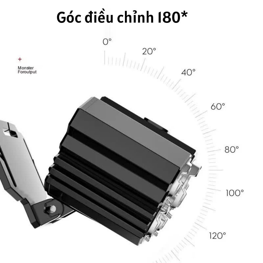 Đèn Pin Đội Đầu, Đeo Trán 5 Bóng, Đèn Pin Siêu Sáng Tích Điện Chống Nước Thích Hợp Đi Dã Ngoại