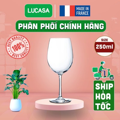 Ly Rượu Vang Thủy Tinh Luminarc C&S Cabernet 250ml - L4582 | Phân Phối Chính Hãng