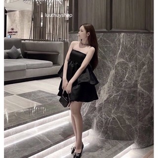 Váy đầm thiết kế 2 tầng xòe