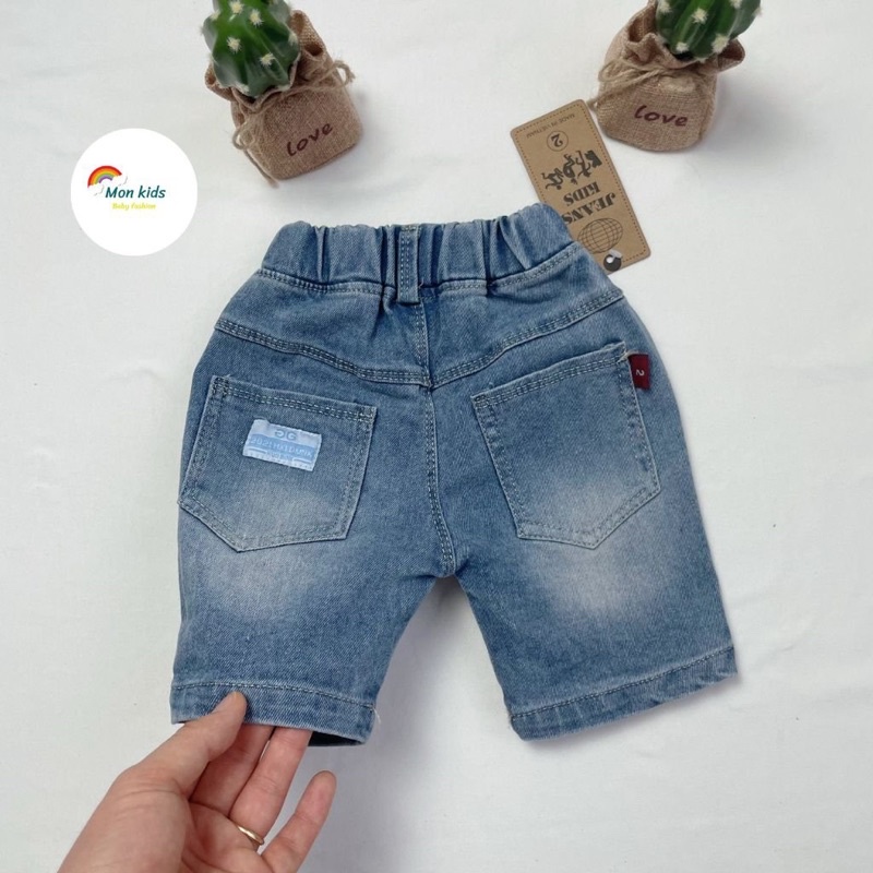 Thanh lý siêu rẻ, Quần short jean bé trai, quần bò bé trai, quần đùi trẻ em Monkids