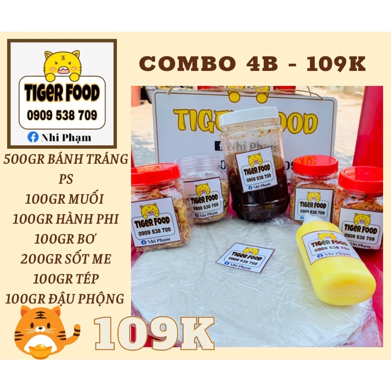 combo 4b bánh tráng phơi sương đặc biệt