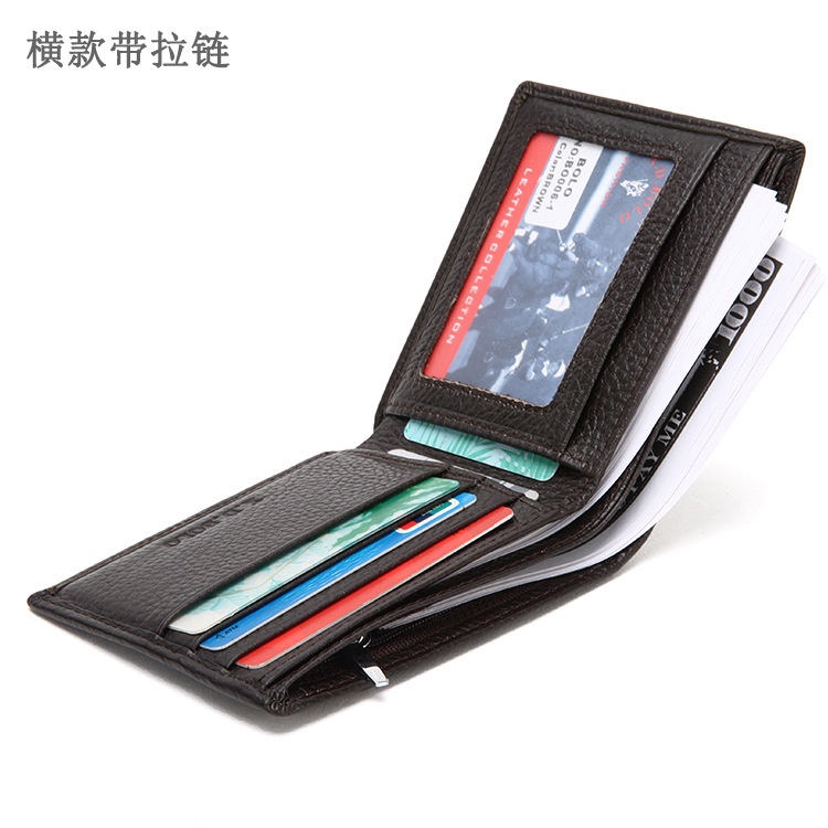 Ví Nam Da Thật Đẹp Kiểu Ngang Đứng Đắng | Bóp Da Bò Đựng Tiền Thẻ Minni - LT01