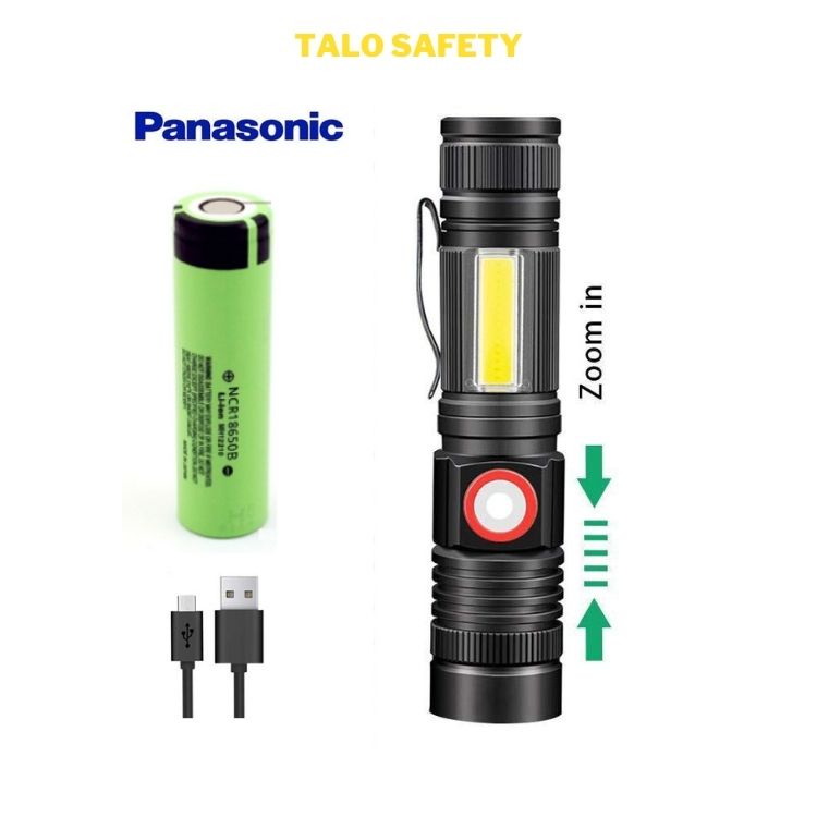 Đèn pin mini cầm tay siêu sáng hợp kim nhôm led T6 MÃ 23