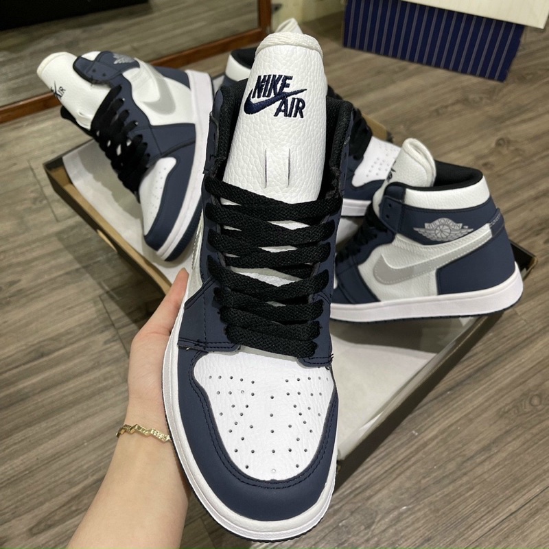 GIÀY SNEAKER JD  NAVY CAO CỔ FULL BOX MIỄN PHÍ SHIP