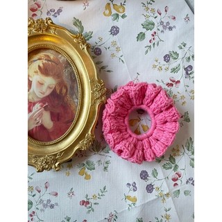 Scrunchies len handmade siêu vintage