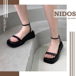 Sandal nữ đế xuồng 5cm đi chơi, đi học siêu đẹp - giày sandal nữ đế cao