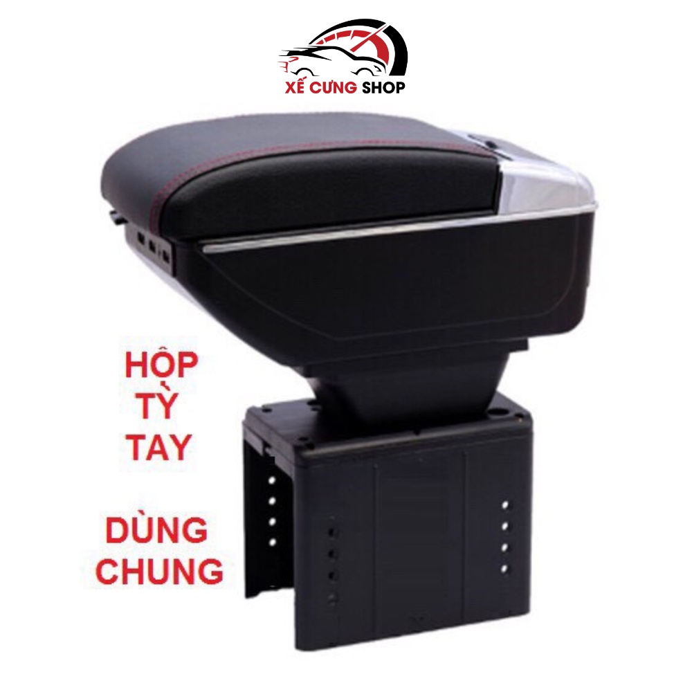 Hộp tỳ tay dùng cho mọi loại xe ô tô- Màu đen