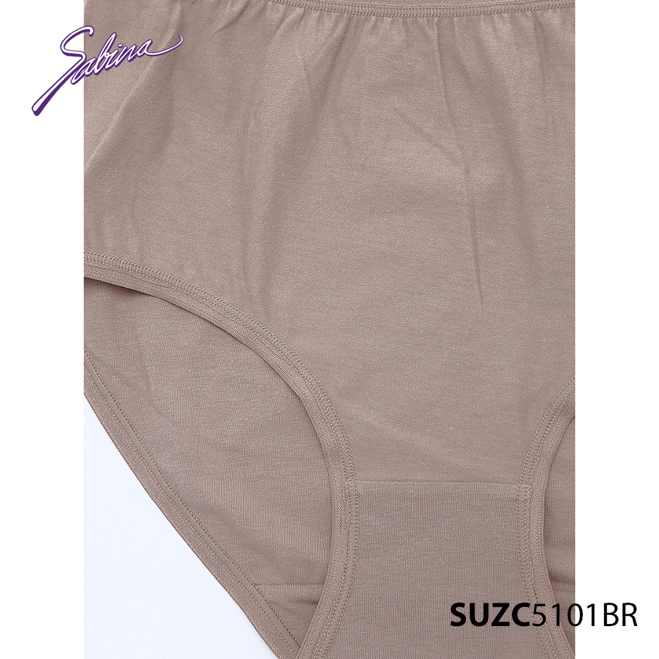 Quần Lót Lưng Cao Cạp Cao Cotton cao cấp Vừa Màu Trơn Panty Zone By Sabina SUZC5101