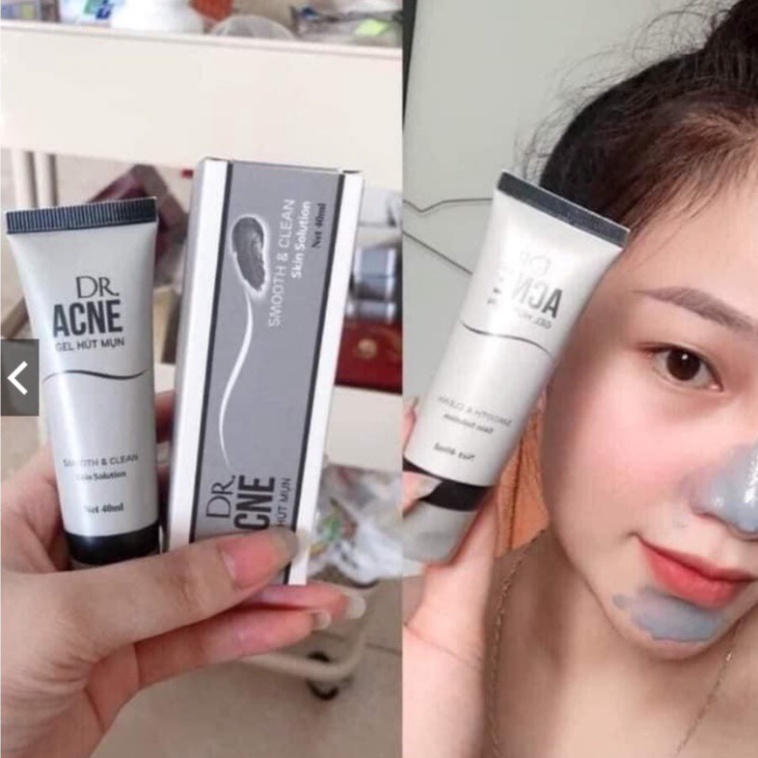 Gel Lột Mụn Đầu Đen- DR.ACNE - Hút sạch mụn cám, mụn đầu đen. Thải độc chì- Sáng da
