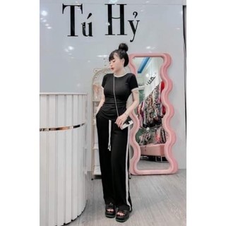 SET ÁO THUN TRẮNG KÈM QUẦN ĐEN