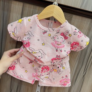 Bộ cotton QC hình dễ thương [Ảnh thật]