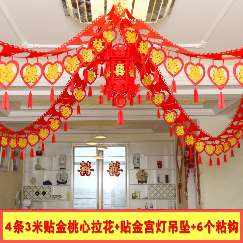 Trang trí tân hôn trần nhà trong ngày đám cưới đám hỏi