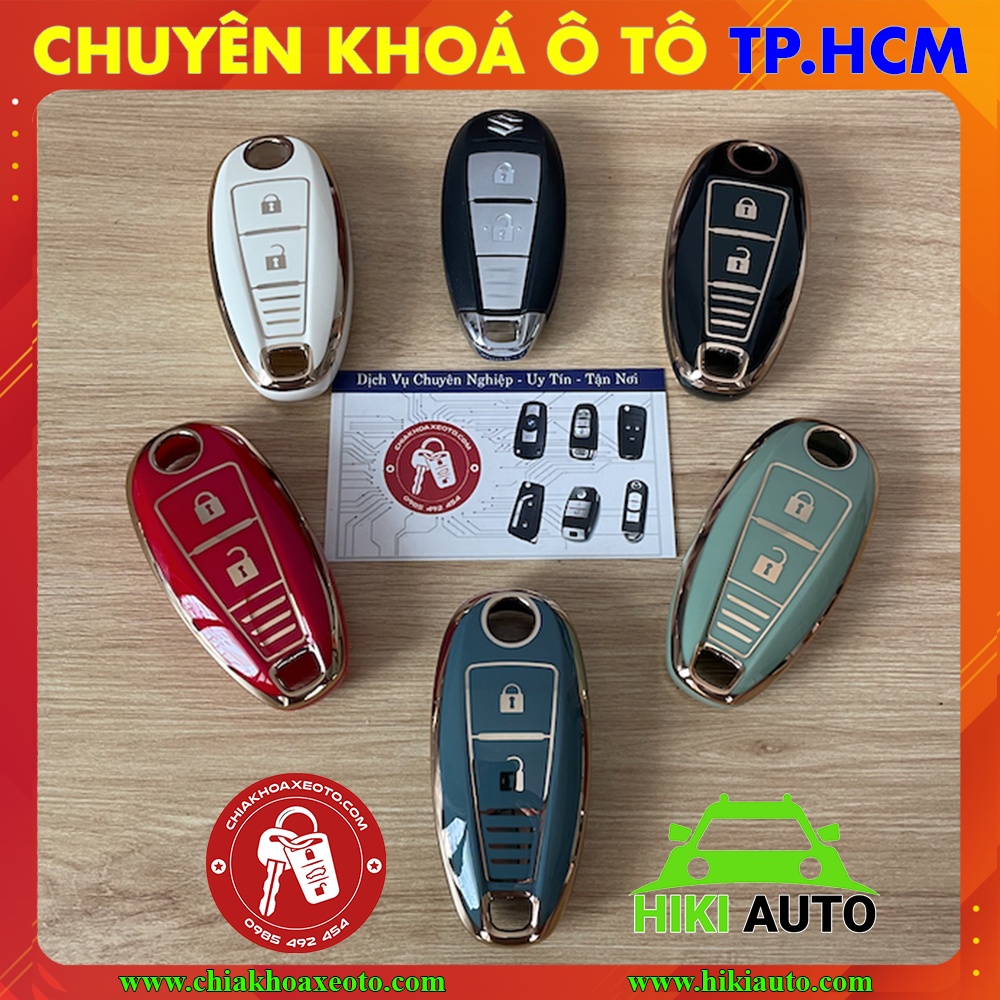 Ốp chìa khoá Suzuki Ertiga Swift Ciaz Vitara bằng TPU bảo vệ chìa khoá nhìn sang trọng phong cách thời trang mới