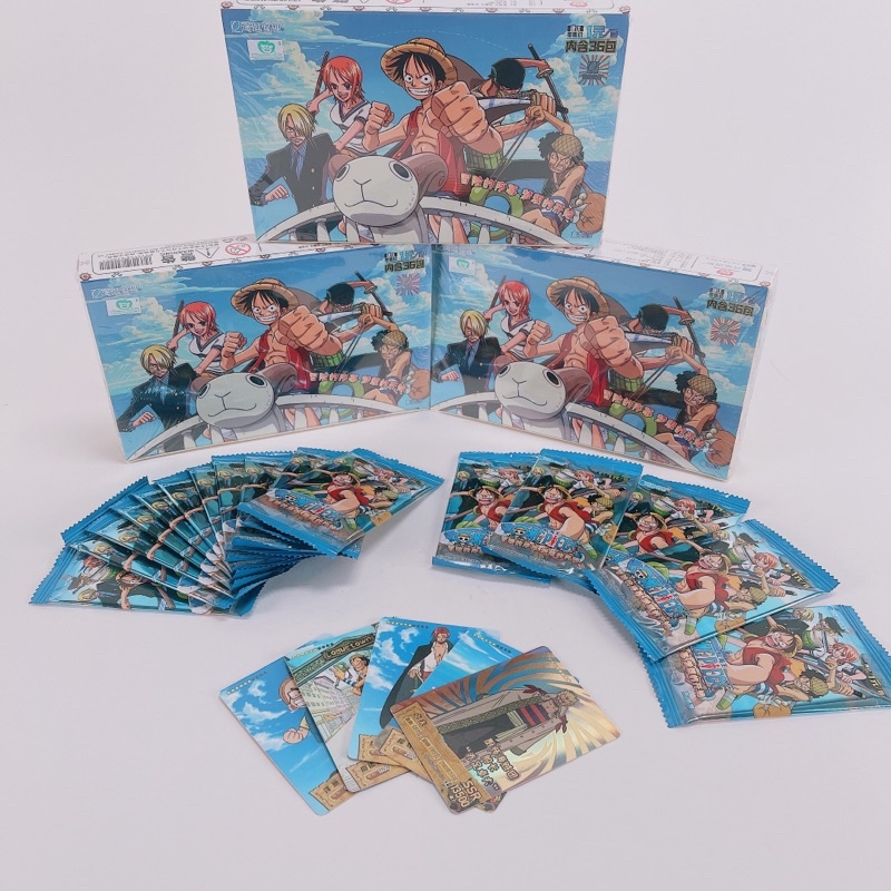 Set ảnh thẻ nhân phẩm Anime One Piece-1 gói 5 thẻ