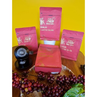 Cà phê hạt robusta & arabica rang mộc nguyên chất 100% - loại thượng hạng - 250g