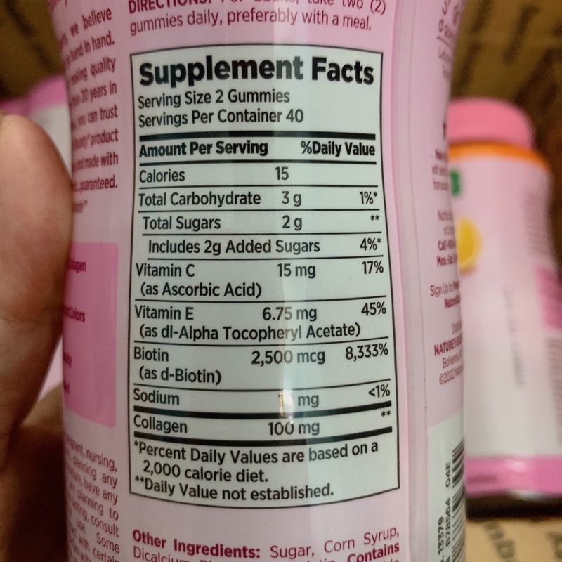 KẸO DẺO Hair, skin & Nails Nature's Bounty 80 viên USA