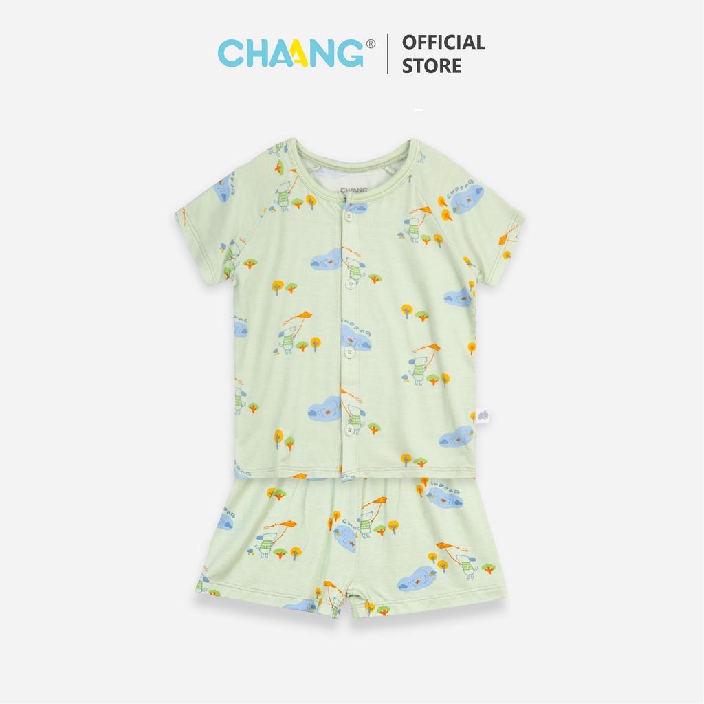 [CHAANG] Bộ cộc cúc giữa Spring cún xanh