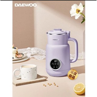 0Máy làm sữa hạt mini Máy nấu sữa hạt, xay sinh tố đa năng Daewoo 600ml công suất 600W
