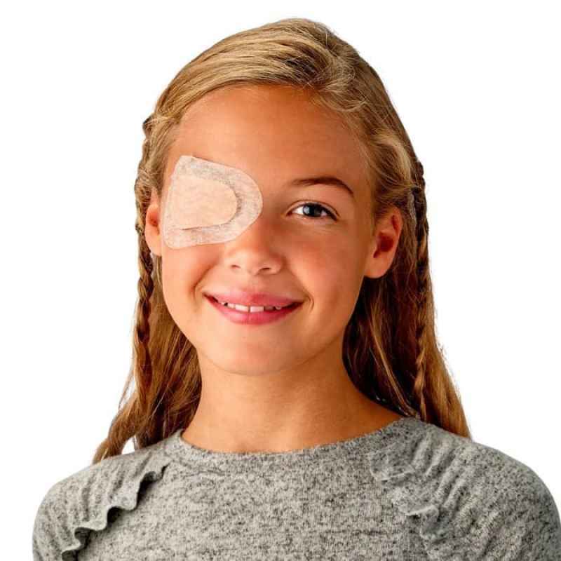 Hộp 20 miếng dán mắt nhược thị trẻ em trên 4 tuổi 3M Nexcare 1539, sản xuất tại Canada_Chính hãng Mask3M