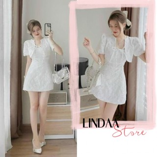 SET ĐẦM DỰ TIỆC GẤM XỐP NỔI KÈM ÁO KHOÁC LỬNG RAN H.DRESS