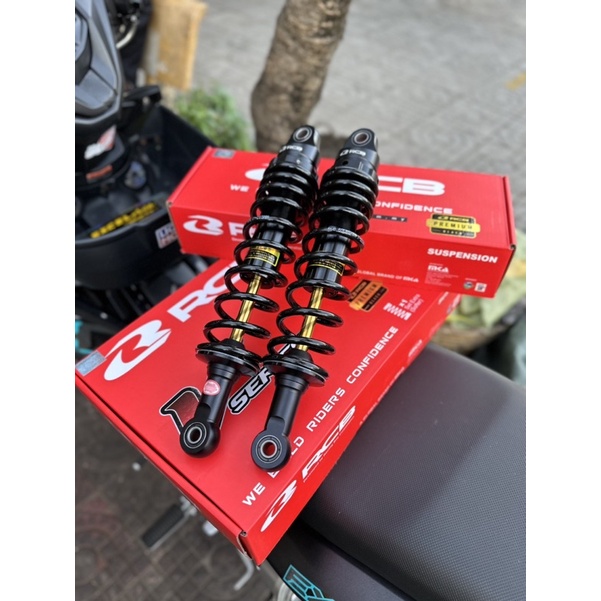 Phuộc RCB C Đen ty vàng các dòng xe