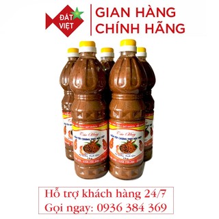 Mắm tép Ba Làng Thanh Hóa 1kg, loại đặc biệt, 1 chai