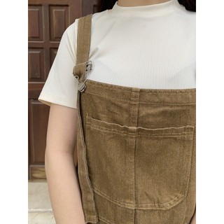 YẾM QUẦN SHORT JEANS NÂU