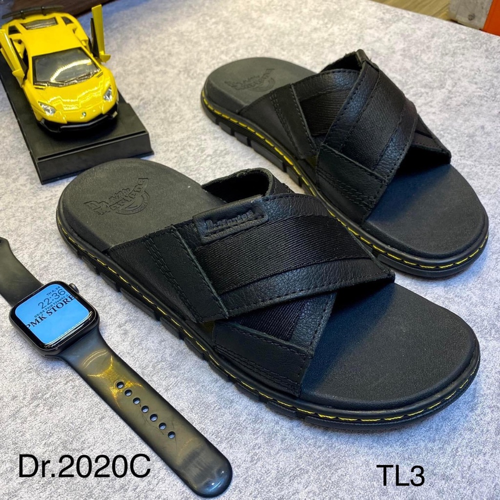 dép quai chéo doctor martens chính hãng thái lan,dép da bò cao cấp TL1,2,3,4,5