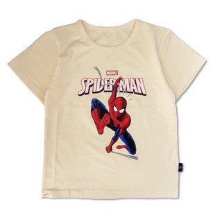 Áo thun cotton hình siêu anh hùng Marvel