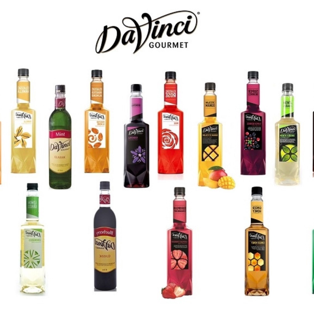 Siro hương Đào/ Syrup Davinci Peach Garden 750ml