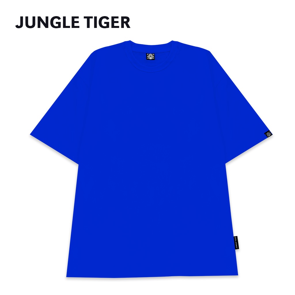 Áo Thun Unisex Trơn JUNGLE TIGER áo phông Basic Tee Tay Lỡ nam nữ Cotton oversize form rộng