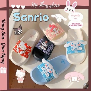 Dép lê dép quai ngang XIXITIAO Sanrio cinnamoroll melody kuromi hello kitty dễ thương chính hãng