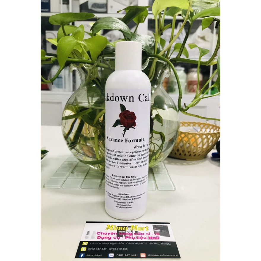 Breakdown Callus Rose - Gel Ủ Chà gót chân Hoa Hồng