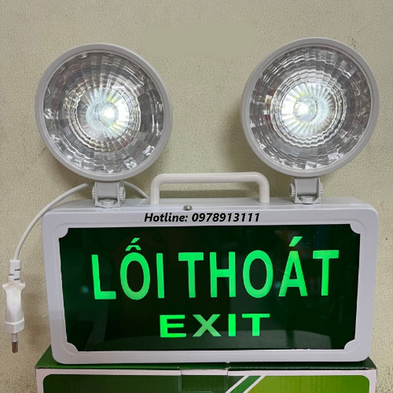 ĐÈN SỰ CỐ THOÁT HIỂM KẾT HỢP ĐÈN EXIT 2 TRONG 1 , ĐÈN CHIẾU SÁNG KHI MẤT ĐIỆN , ĐÈN CHỈ DẪN EXIT ,ĐÈN MẮT ẾCH , MẮT CUA