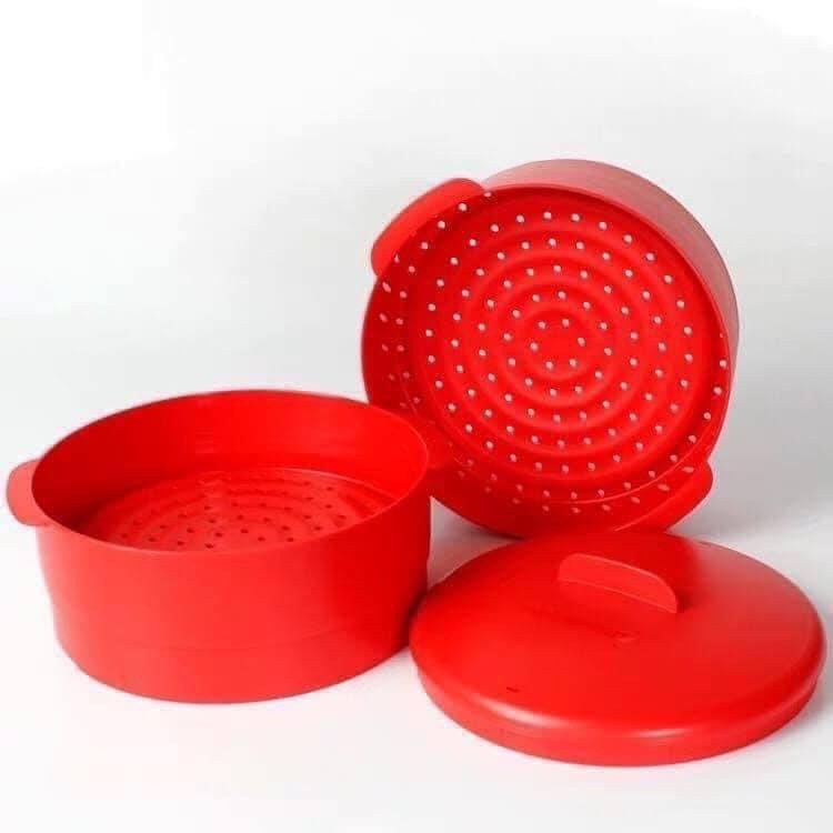 Xửng Hấp Tupperware Steam IT 2 Tầng, Hàng Chính Hãng