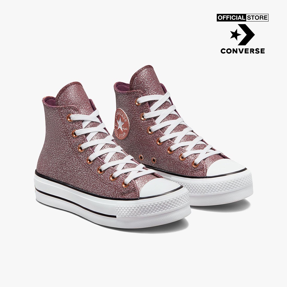 CONVERSE - Giày sneakers cổ cao nữ Chuck Taylor All Star Lift A03240C-0DA0_RED