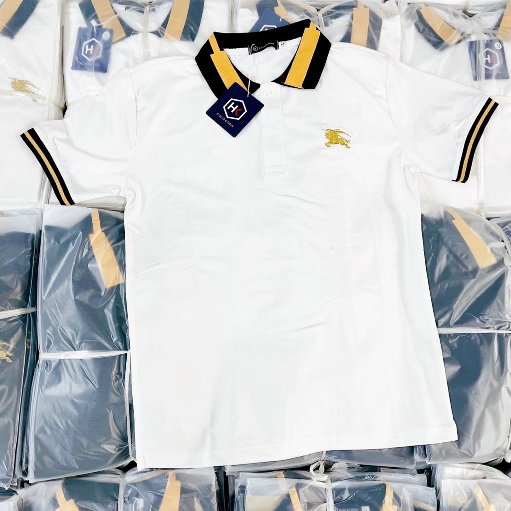 Áo thun nam tay ngắn polo có cổ cao cấp giá rẻ vải cotton co giãn 4 chiều mẫu mới nhất.TRU1 MSP34284