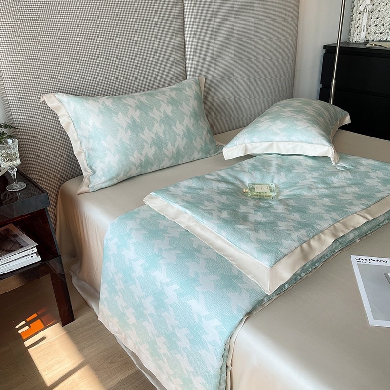 Set Chăn hè tencel gồm chăn trần sẵn, 02 vỏ gối, 01 ga freesize hàng nhập nhiều mẫu BST Họa tiết