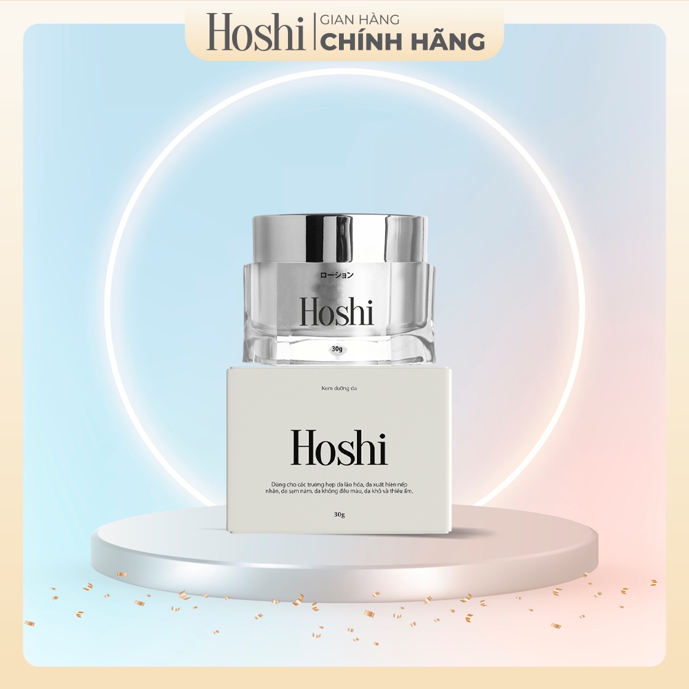 Kem dưỡng da Hoshi Công nghệ Nhật Bản - Tái tạo trẻ hoá làn da, Chống lão hoá, Mờ thâm nám, Tàn nhang