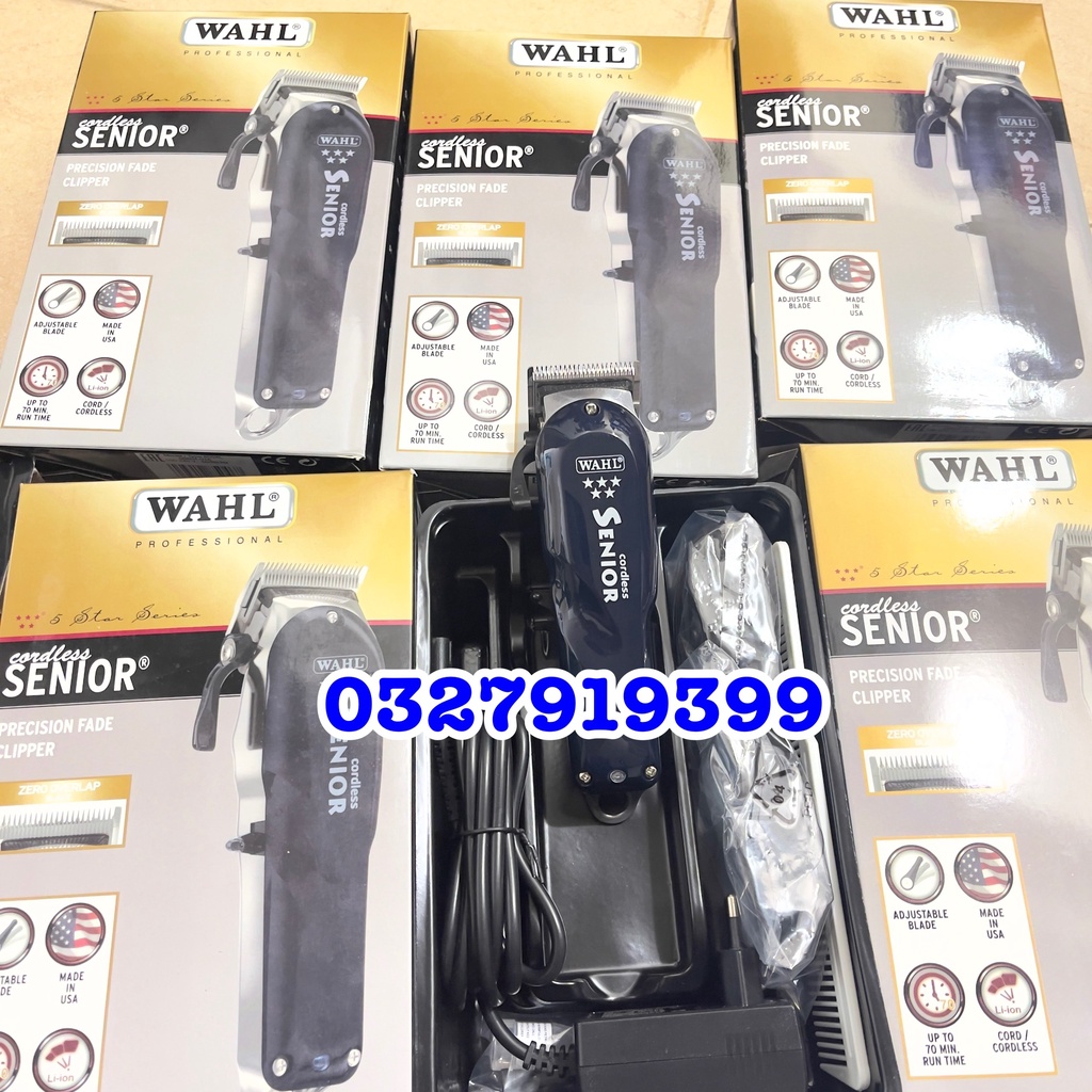 ✅freeship✅ Tông đơ cắt tóc cao cấp WAHL Senior - 8 cữ thép