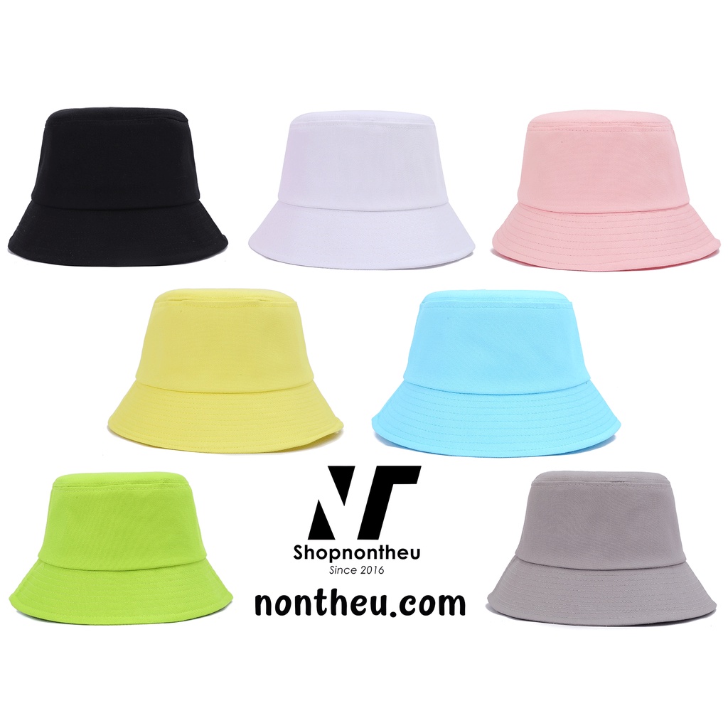 Mũ bucket/mũ tai bèo/mũ vành tròn thời trang, năng động, trẻ trung