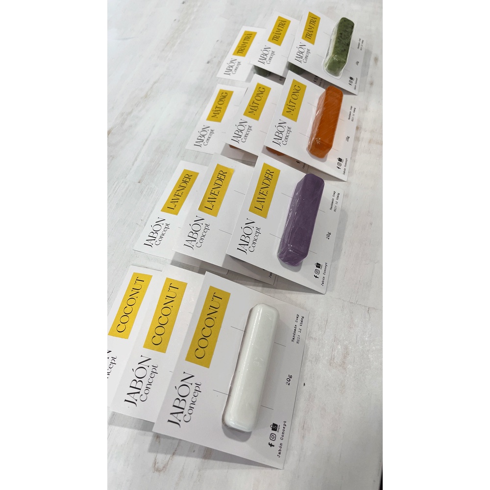 Xà Bông Handmade 20gram Xà Phòng Hữu Cơ Từ Thiên Nhiên Jabón Concept