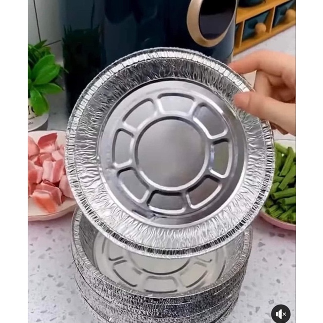 Khay giấy bạc lót nồi chiên