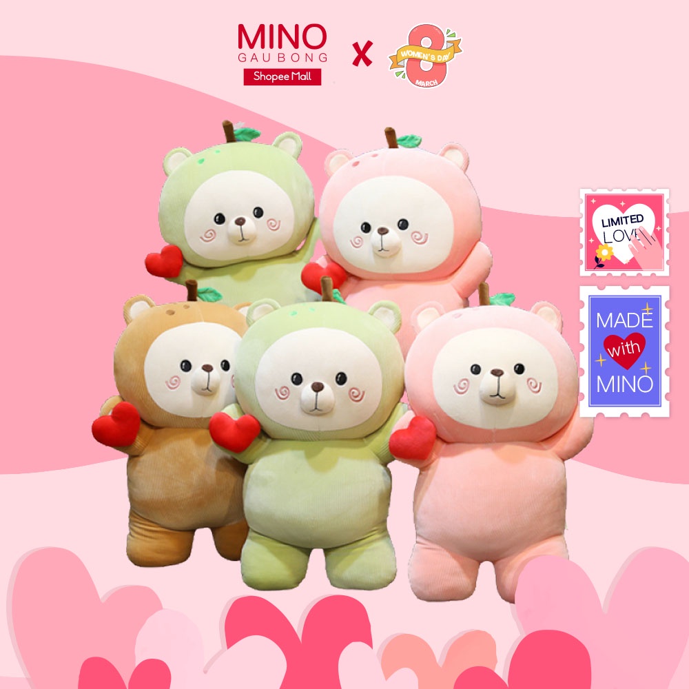 Gấu Bông Teddy Ragdoll Dễ Thương Cao Cấp MINO STORE TH36