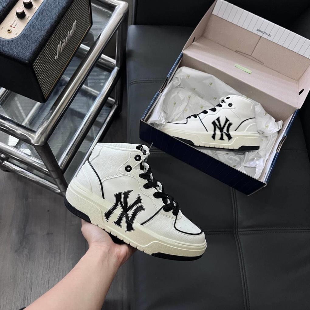 Giày MLB Chunky đen, Giày Chunky Ny cô thâp thời trang unisex hot 2022 Full Box