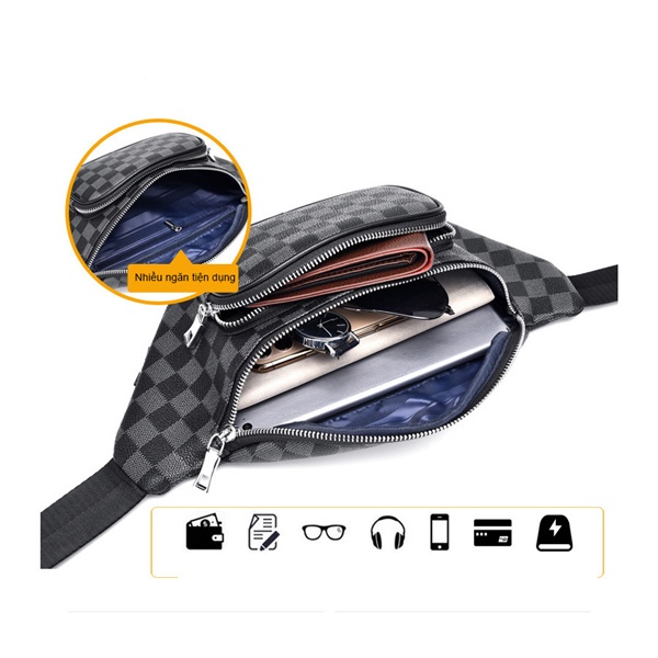 TÚI ĐEO CHÉO NAM THỜI TRANG CAO CẤP SANG TRỌNG BAM102